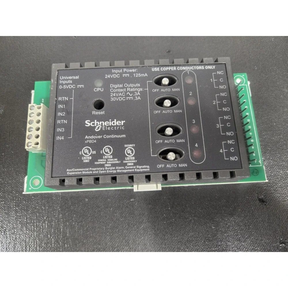 Schneider Electric Andover Continuum xPBD4 Bldg Automation HVAC Lighting Control